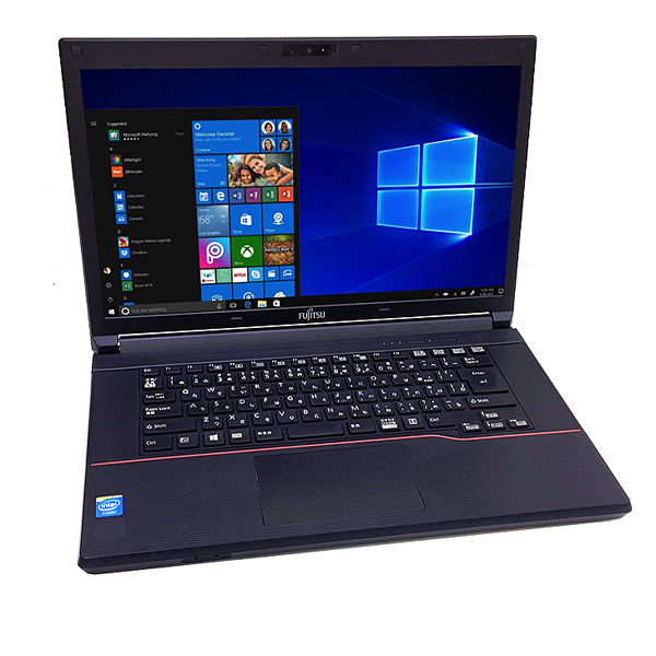 【中古パソコン】富士通 A553/G 中古 ノートパソコン Office Win10 高速SSD塔載 カメラ [celeron 1000M 1.8GHz 4G SSD128GB マルチ 無線 15.6型 ]:良品sub_image1