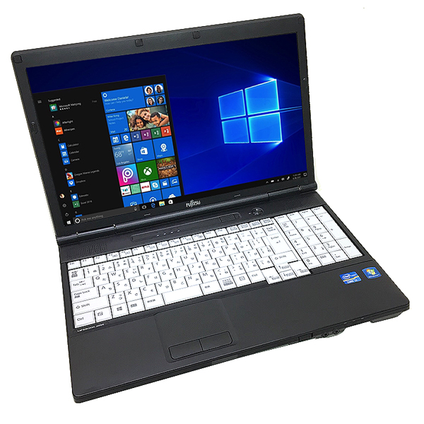 【中古パソコン】富士通 A572 中古 ノートパソコン Office Win10  第2世代 テンキー [core i3 2370M 2.4GHz 4G SSD128GB DVD-ROM 15.6型 A4 HDMI USB3.0] :アウトレットsub_image1