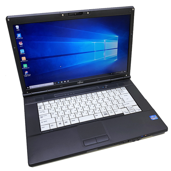 富士通 A572/F 中古ノートOffice付 高速SSD128GB搭載 Win10 高解像度 [core i3 3110M 2.4GHz 4G SSD128GB マルチ 無線 カメラ 15.6型 A4 HDMI ] :アウトレットsub_image1