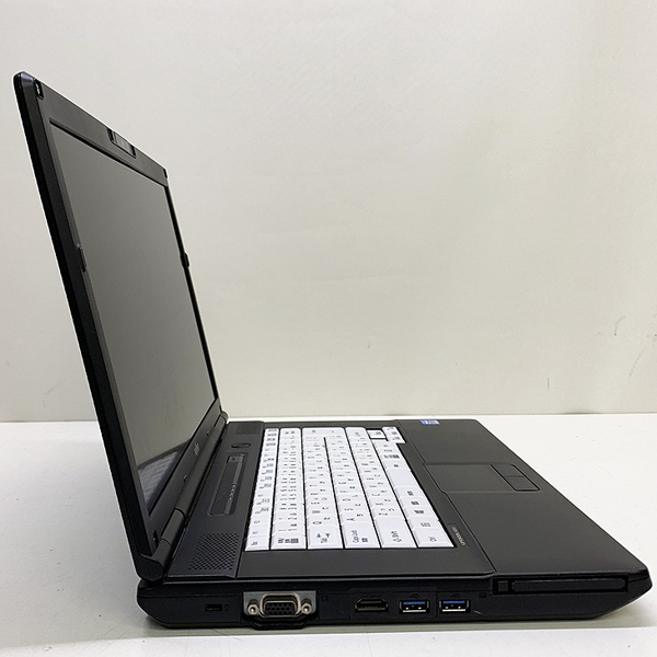 富士通 A572/F 中古ノートOffice付 高速SSD128GB搭載 Win10 高解像度 [core i3 3110M 2.4GHz 4G SSD128GB マルチ 無線 カメラ 15.6型 A4 HDMI ] :アウトレットsub_image3