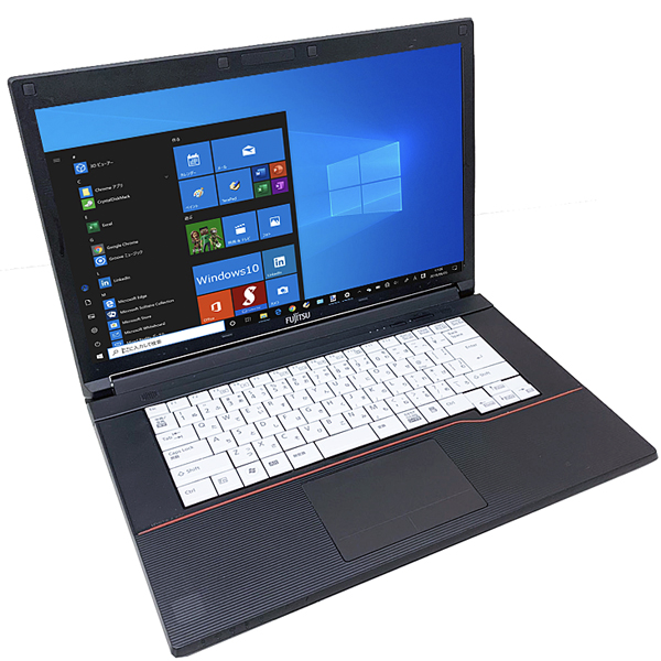 富士通 A574 中古 ノートパソコン Office Win10 白キーボード 第4世代 [corei5 4200M 2.5GHz 8GB SSD256GB マルチ 15.6型 ]:良品sub_image1