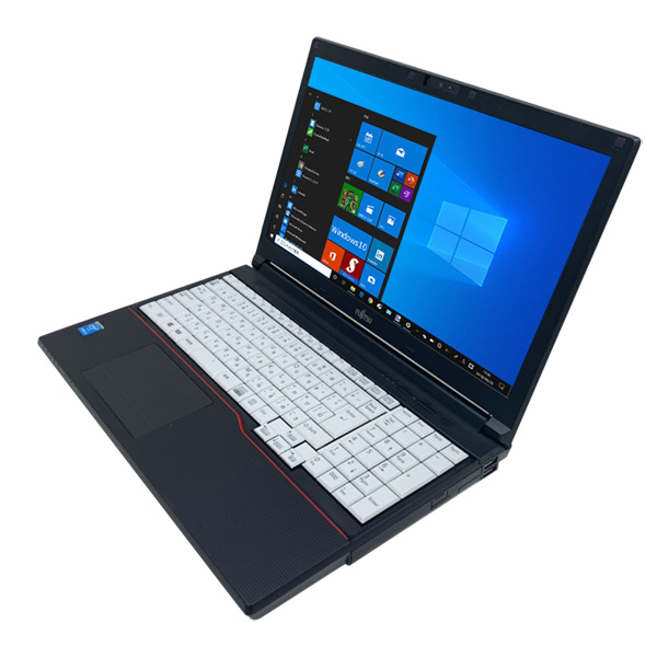 【中古パソコン】富士通 A574 中古 ノートパソコン Office Win10 Home 白テンキー  第4世代 [corei5 4310M 2.7GHz 8GB SSD256GB カメラ BT 無線 マルチ 15.6型 A4]:良品sub_image1