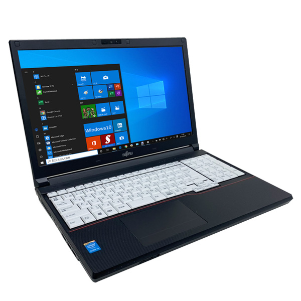 【中古パソコン】富士通 A574 中古 ノートパソコン Office Win10 Home 白テンキー  第4世代 [corei5 4310M 2.7GHz 8GB SSD256GB カメラ BT 無線 マルチ 15.6型 A4]:良品sub_image2