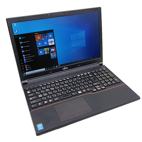 富士通 A574 中古 ノートパソコン Office Win10 黒テンキー 第4世代 [corei5 4210M 2.6GHz 8GB SSD256GB マルチ 15.6型 A4]:訳あり品2sub_image1