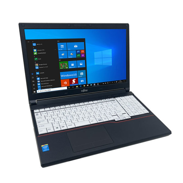 【中古パソコン】富士通 LIFEBOOK A574/M 中古 ノートパソコン Office Win10 高速SSD塔載 第4世代 テンキー [Core i3 4100MU 4GB SSD128GB DVD-ROM  無線 15.6型 ] :良品sub_image4