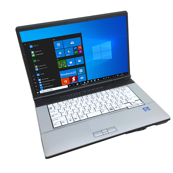 【中古パソコン】富士通 E742/F 中古 ノートパソコン Office Win10 白キーボード 第4世代 [corei5 3320M 2.6GHz 8GB SSD256GB ROM 15.6型 A4]:訳ありsub_image1
