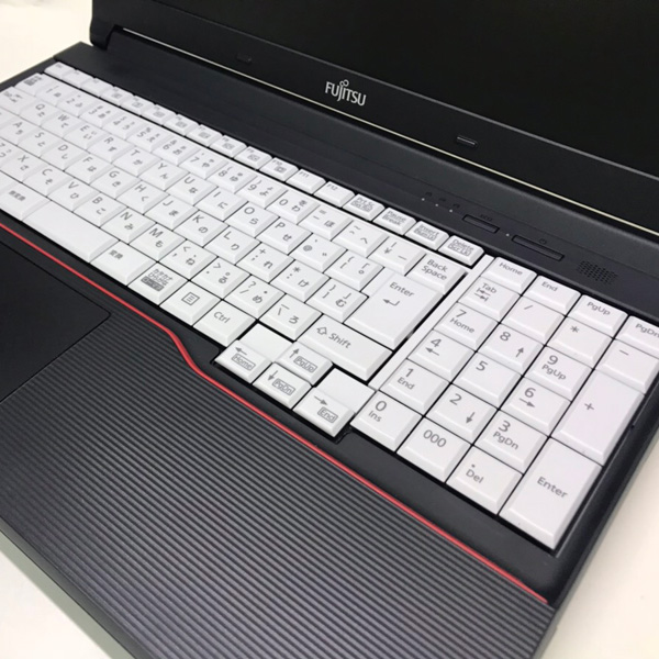 富士通 A744/H 中古 ノートパソコン Office Win10 Home テンキー(白) 第4世代 [corei5 4300M 2.6GHz 8G SSD240GB マルチ 無線 15.6型 A4 ] :良品sub_image2