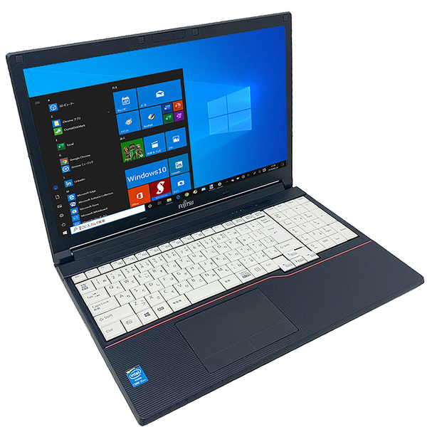【中古パソコン】富士通 LIFEBOOK A744 中古 ノート Office Win10第4世代[Core i7 4610M メモリ8GB SSD512GB マルチ 無線 白テンキー 15.6型] :良品sub_image2