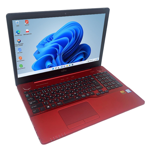 【中古パソコン】富士通 LIFEBOOK AH53 中古 ノート Office Win11 第7世代 [Core i7 7700HQ 8GB SSD512GB Blu-ray 無線 テンキー カメラ 15.6型 レッド ] :良品sub_image2