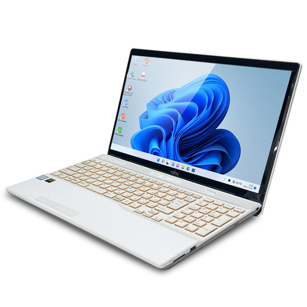 FUJITSU　LIFEBOOK AH53/D1 FMVA53D1W  中古 ノート Office Win11 第8世代 [Core i7 8565U 8GB SSD512GB BD 無線　BT プレミアムホワイト]:良品sub_image2