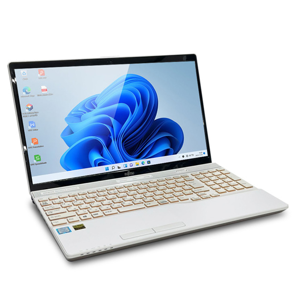 FUJITSU　LIFEBOOK AH53/D1 FMVA53D1W  中古 ノート Office Win11 第8世代 [Core i7 8565U 8GB SSD512GB BD 無線　BT プレミアムホワイト]:良品sub_image3