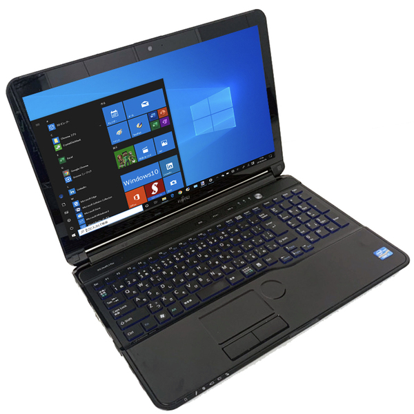 【中古パソコン】富士通 AH77/H 中古 ノートパソコン Office Win10  第3世代 テンキー [Core i7 3610QM 2.3GHz 8G SSD256GB マルチ 15.6型 Black ] :アウトレットsub_image1