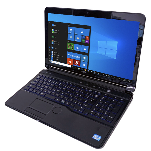【中古パソコン】富士通 AH77/H 中古 ノートパソコン Office Win10  第3世代 テンキー [Core i7 3610QM 2.3GHz 8G SSD256GB マルチ 15.6型 Black ] :アウトレットsub_image2