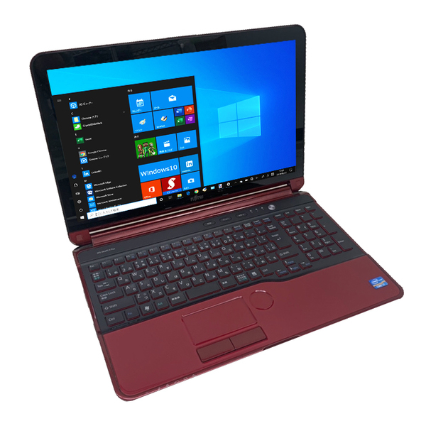 富士通 LIFEBOOK AH77/HR 中古 ノート Office Win10 home 第3世代[Core i7 3610QM メモリ8GB SSD256GB Blu-ray テンキー カメラ 15.6型 レッド] :良品sub_image1