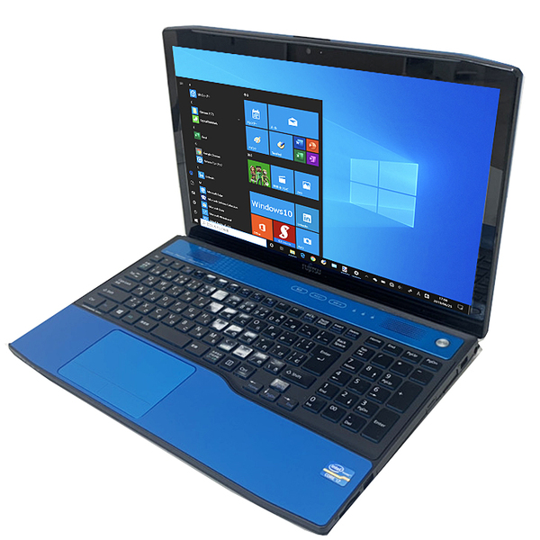 【中古パソコン】富士通 LIFEBOOK AH77/J 中古 ノート Office Win10 第3世代 [Core i7 3632QM 8GB 256GB Blu-ray 無線 テンキー カメラ 15.6 ブルー ] :良品sub_image3