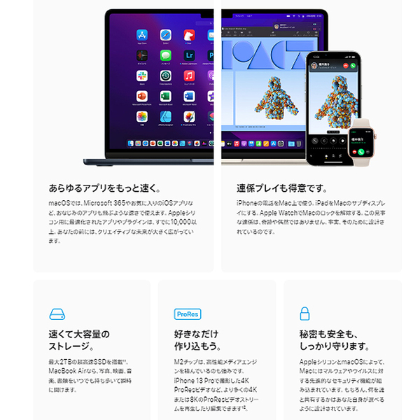 Apple MacBook Air 13.6inch MC7U4J/A A2681 2024 選べるOS TouchID [Apple M2 8コア 16GB 256GB 無線 BT カメラ 13.6 Space Gray] :美品sub_image5