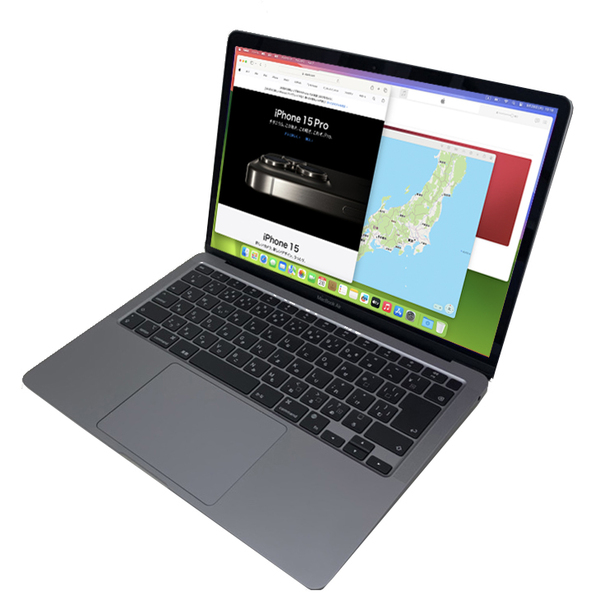Apple MacBook Air 13.3inch MGN63J/A A2337 Late 2020 選べるOS  TouchID [Apple M1チップ8コア メモリ16GB 256G 無線 BT カメラ 13.3 純箱 Space Gray] :美品sub_image3