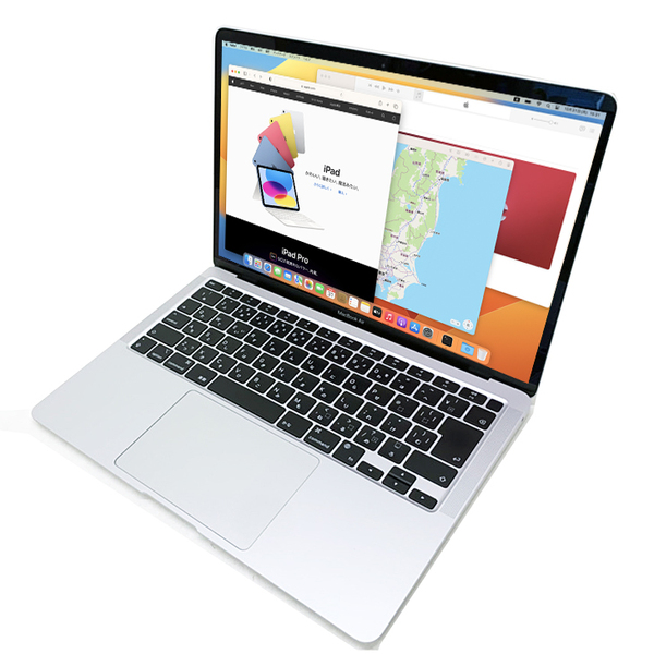 【中古パソコン 未開封】Apple MacBook Air 13.3inch MGN93J/A A2337 2020 MacOS TouchID [Apple M1チップ 8コア 8GB SSD256GB 無線 BT カメラ 13.3 純箱 Silver] :未開封品sub_image3