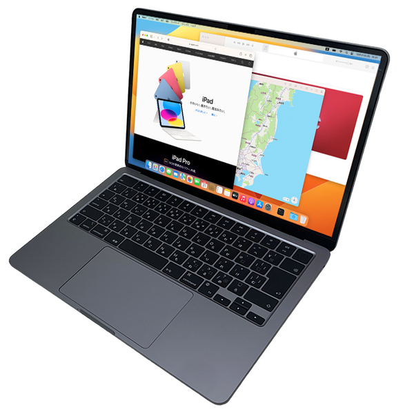 【中古パソコン】Apple MacBook Air 13.6inch MLXX3J/A A2681 2022 TouchID [Apple M2 8コア メモリ16GB SSD512GB 無線 BT カメラ 純箱 Space Gray] :美品sub_image3
