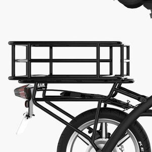 【RICHBIT 純正】RICHBIT CITY シリーズ 専用 後ろカゴ RICHBIT CITY ASSIST 特例特定小型原付 リアキャリア 電動バイク RICHBIT CITY フル電動自転車