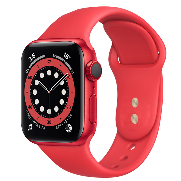 Apple Watch Series 6(GPSモデル)44mm M00M3J/A A2292 [レッドアルミニウムケースとレッドラバーバンド] 中古 アップルウォッチ6 watchOS 9:良品sub_image2