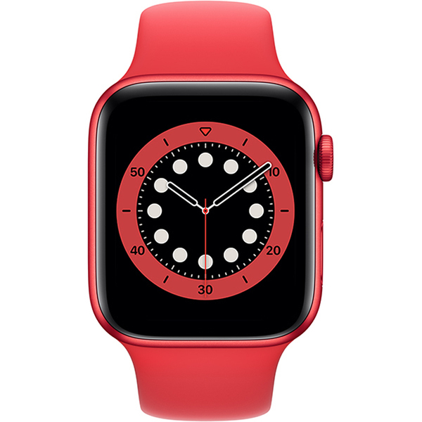 Apple Watch Series 6(GPSモデル)44mm M00M3J/A A2292 [レッドアルミニウムケースとレッドラバーバンド] 中古 アップルウォッチ6 watchOS 9:良品sub_image3