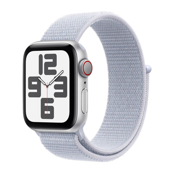 【中古アップルウォッチ】Apple Watch SE 第2世代(GPSモデル)40mm A2722　MXEE3J/A　シルバーアルミニウムケース+ブルークラウドスポーツループsub_image5