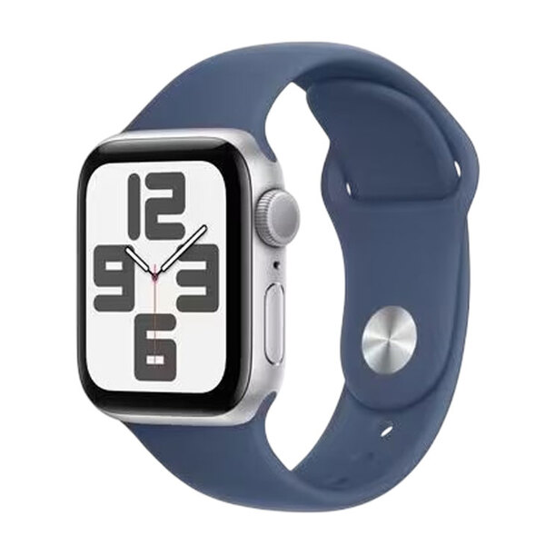 【中古】Apple Watch SE 第2世代(GPSモデル)40mm MXEC3J/A A2722 [シルバーアルミニウムケース デニムスポーツバンド(S/M)] アップルウォッチSE2:良品sub_image2
