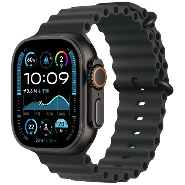 【中古 SIMフリー】アップルウォッチ Apple Watch Ultra 2(GPS-セルラー)49mm MX4P3J/A　A2986 [ブラックチタニウムケース ブラックオーシャンバンド] :美品sub_image2