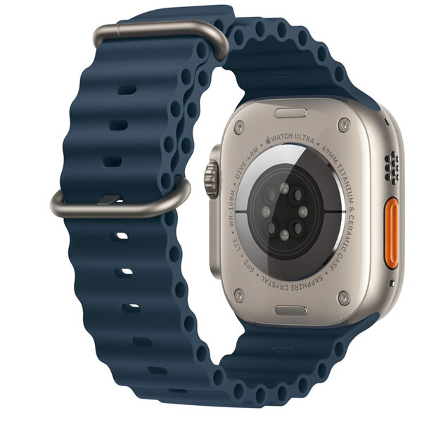 【中古 SIMフリー】アップルウォッチ Apple Watch Ultra 2(GPS-セルラー)49mm 3M577J/A　A2986 [ナチュラル/チタニウムケース ブルーオーシャンバンド] :美品sub_image6
