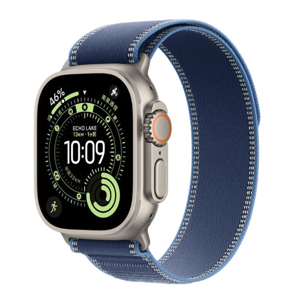【未開封品 SIMフリー】アップルウォッチ Apple Watch Ultra 3(GPS-セルラー)49mm MEWU4J/A　A3281 ナチュラルチタニウム/ブルーブライトレイルループ M/L ]sub_image2