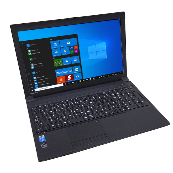 【中古パソコン】東芝 B554 中古 ノート Office Win10 第4世代 テンキー [core i5 4200M 2.5GHz メモリ8GB SSD256GB 無線子機　マルチ 15.6型 ] :訳ありsub_image1