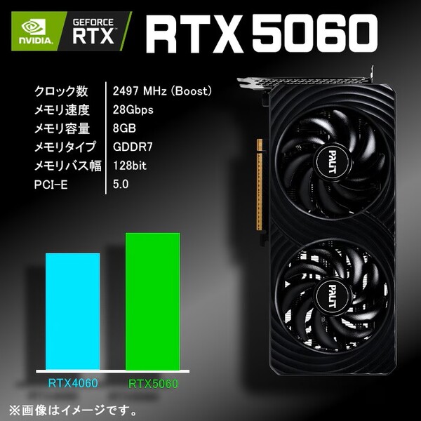 ゲーミングPC ブラック GeForce RTX5060 AMD  Ryzen5 5600GT  Windows11 SSD500GB メモリ16GB ゲーミングパソコン eスポーツ PASOUL 煌sub_image5