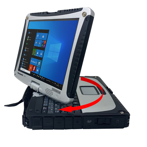 Panasonic TOUGHBOOK タフブック CF-19Z 中古 ノート Office Win10 第3世代 防塵・防水[Core i5 3610ME 8GB SSD512GB 無線 10.1型] :訳あり品sub_image5