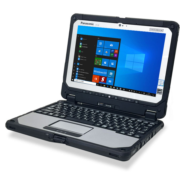 【中古パソコン】Panasonic TOUGHBOOK タフブック CF-20EP740VJ 防塵・防滴 現場で活躍 デタッチャブルPC Office win10[Corei5 7Y57 4GB 128GB 無線 SIM 10.1]:良品sub_image5