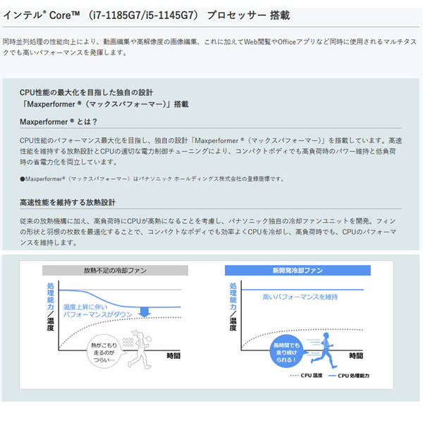 【中古パソコン SIMフリー】Panasonic CF-LV1 中古 レッツノート Office Win11 第11世代[Core i7 1185G7 メモリ16GB SSD512GB マルチ 無線 14型]:良品sub_image2