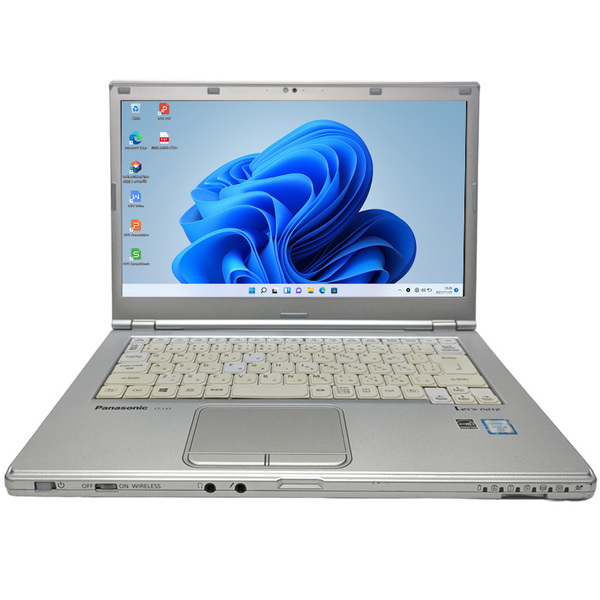 Panasonic CF-LX5 中古 レッツノート 選べるカラー Office Win10 or Win11 第6世代[Core i5 6200U メモリ4GB SSD256GB マルチ 無線 カメラ 14型]:訳ありsub_image2
