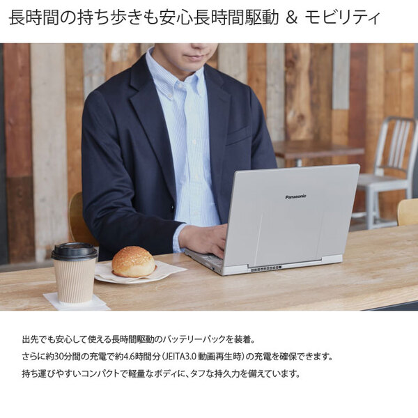 【新品ノート】Panasonic CF-SC6BDPCR  レッツノート Win11 NPU インテル Core Ultra 7 255H メモリ32GB SSD1TB 12.4型 Office2024H&Bsub_image2