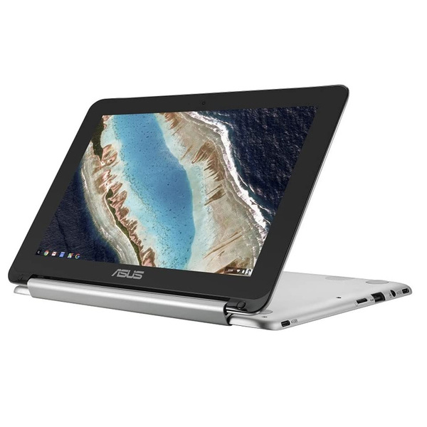 ASUS Chromebook Flip C101PA シルバー タッチパネル Chrome OS クロームブック [OP1 Hexa-core メモリ4GB　eMMC16GB BT カメラ10.1型] :良品sub_image5