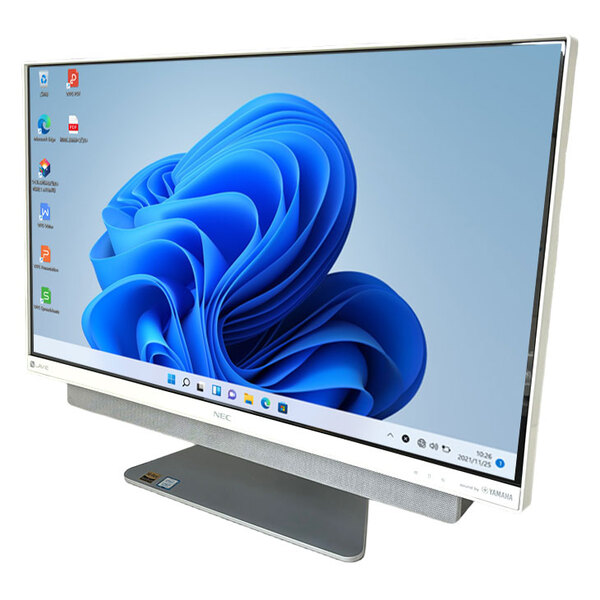 NEC LAVIE Desk DA770/KAW 中古 一体型デスク 地デジ Office Win10 or Win11 キーマウス[Core i7 8550U 16GB SSD1TB Blu-ray カメラ 23.8型 白]:良品sub_image5