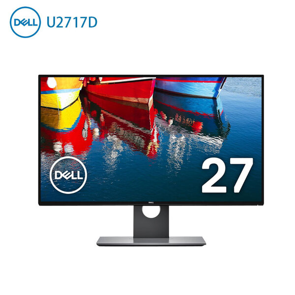 DELL 27インチ 液晶モニター U2717D 非光沢IPSパネル WQHD 2560×1440 HDMI/DISPLAYPORT/mini DISPLAYPORT スピーカー 送料無料 中古:良品sub_image1