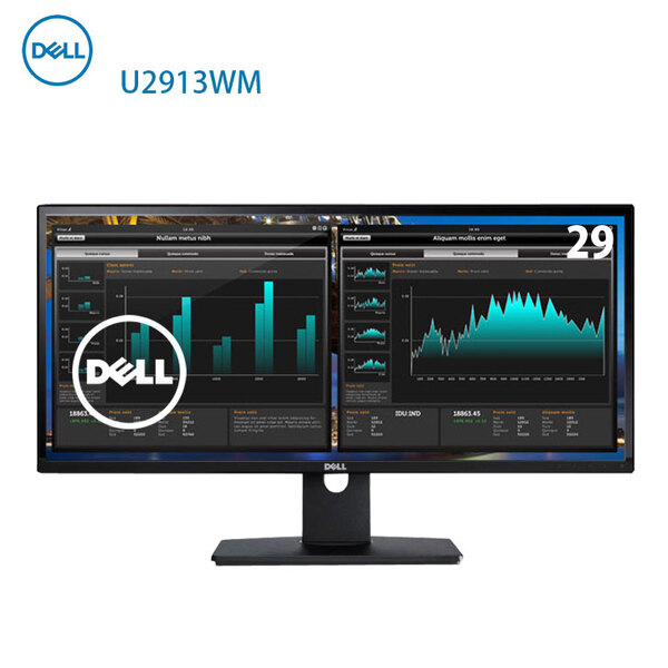 DELL U2913WM 29型ウルトラワイド液晶 フレームレス ウルトラワイドFHD 2560 x 1080 21:9 HDMI/DP/mini DP　USB-HUB　デイジーチェーン  IPSパネル ノングレア ディスプレイsub_image1