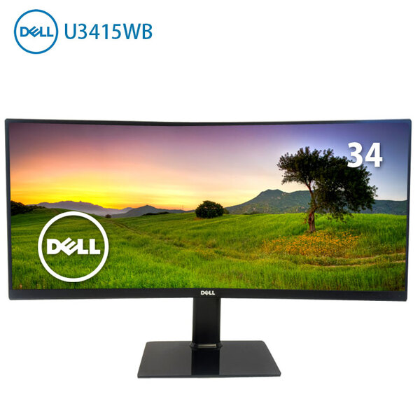 DELL 34インチ 曲面湾曲 液晶モニター U3415W  ウルトラワイド UWQHD(3440x1440 HDMI DISPLAYPORT USB-A デジタルハイエンド 中古:良品sub_image1