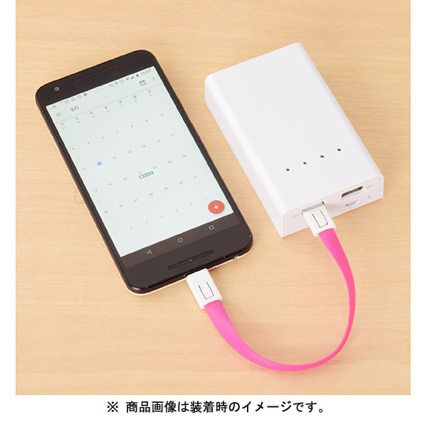 ETSUMI エツミ E-6859 (ピンク) キーホルダーケーブル Type-C for Androidsub_image3