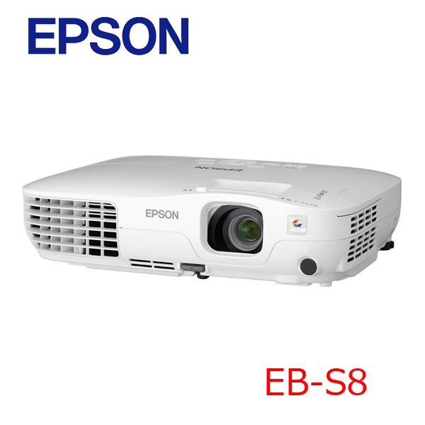 EPSON 液晶プロジェクター EB-S8 2500lm SVGA 3LCD方式 ミニD-Sub  リモコン 専用バッグ付属:良品sub_image1