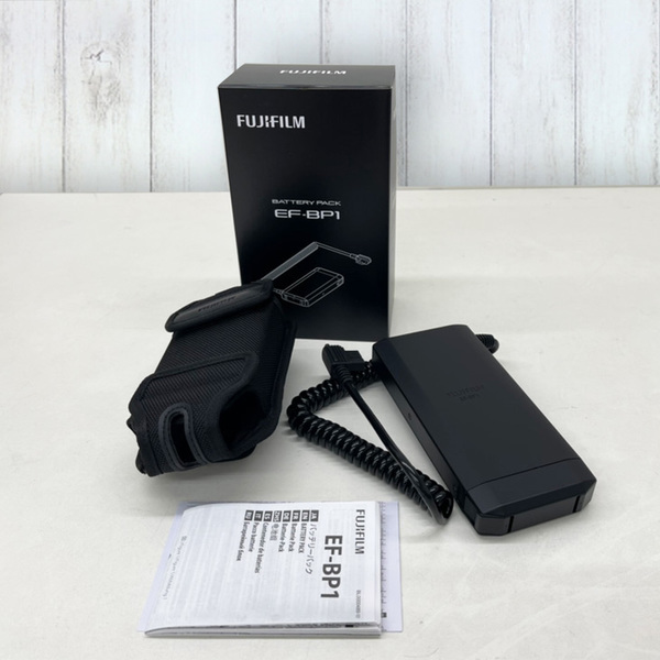【未使用保証書付】FUJIFILM EF-BP1 EF-X500 クリップオンフラッシュ用　バッテリーパック  元箱　専用ソフトケースsub_image1