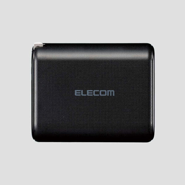ELECOM エレコム EC-M05BK [5000mAh 充電器一体型 モバイルバッテリー 5V/3A Type-C USB-A 定電流モード おまかせ充電　まとめて充電sub_image3
