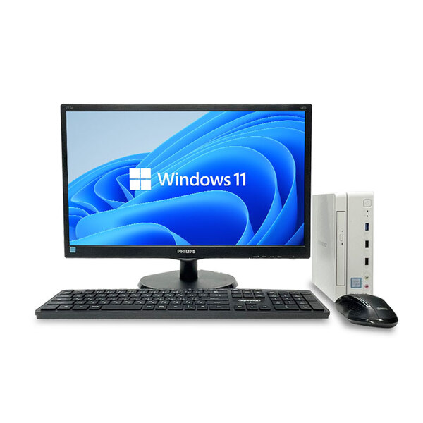 【今だけ24型液晶】EPSON Endevor JE180-VIDA すぐ使えるセット Office Win11  無線キー・マウス  [ CI5(6500T)-2.5GHZ 8GB SSD128G HDD1TB マルチ 24型液晶]:良品sub_image2
