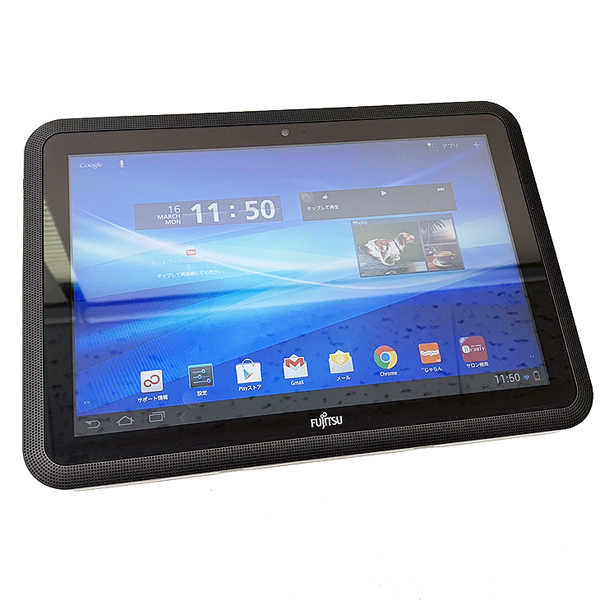 富士通 ARROWS Tab Wi-Fi FAR70A 中古 タブレット Android 4.0.3 [OMAP4430 Dual Core1GHz メモリ1G STR16GB 無線 BT カメラ 10.1型 卓上ホルダ付] :良品sub_image2