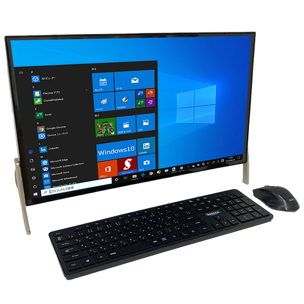 【中古パソコン】富士通 ESPRIMO FH77/B3 中古 一体型 地デジ Office Win10home キーマウス[Core i7 7700HQ 8GB SSD256GB HDD1TB Blu-ray 無線　BT カメラ 23.8型 黒]:良品sub_image2